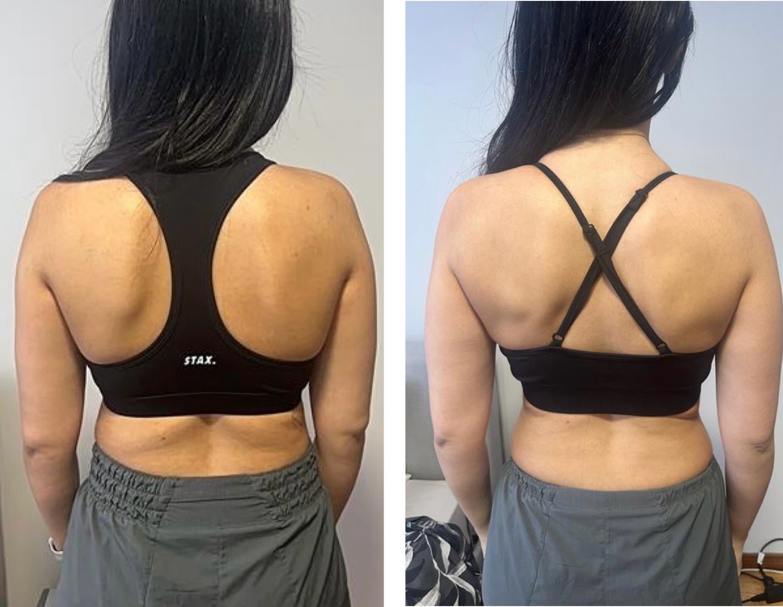 MBM client Elatra. 12 wk body transformation before and after